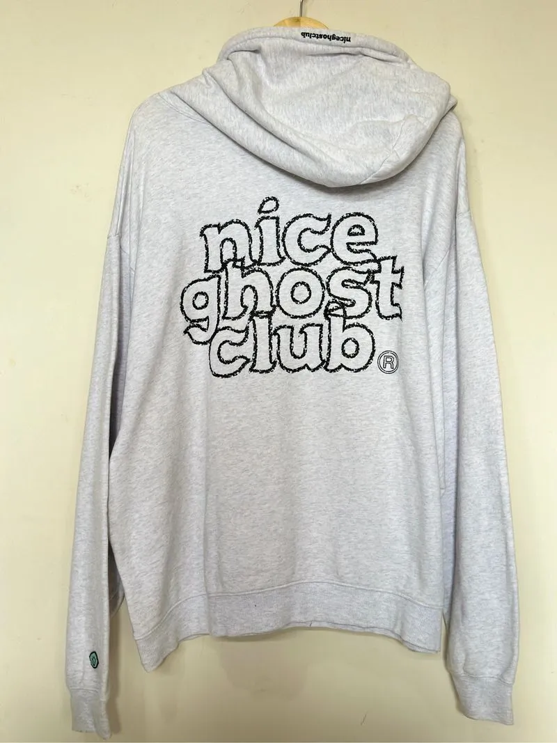 Nice Ghost Club Baggy Oversized fit Hoodie Grey photo 1