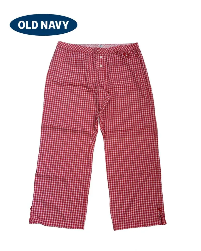 (Xl Size) Old Navy Red Gingham Lounge Pants photo 1