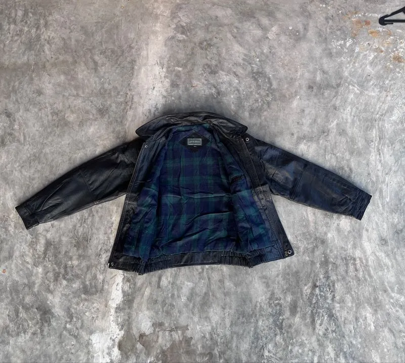 Jaket Kulit Mister Giannini Original Size L – Leather B photo 1