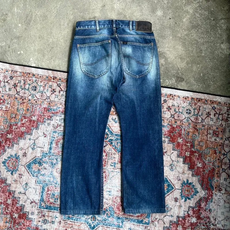 Lee Blue Denim Washed Reguler photo 1