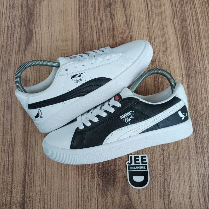 Puma Emo Casual Sneakers Wanita white black photo 1