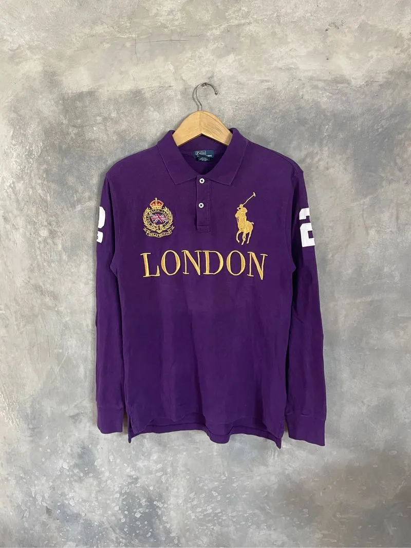 Polo Ralph Lauren London Chief Keef Style Polo Shirt Rugby photo 1
