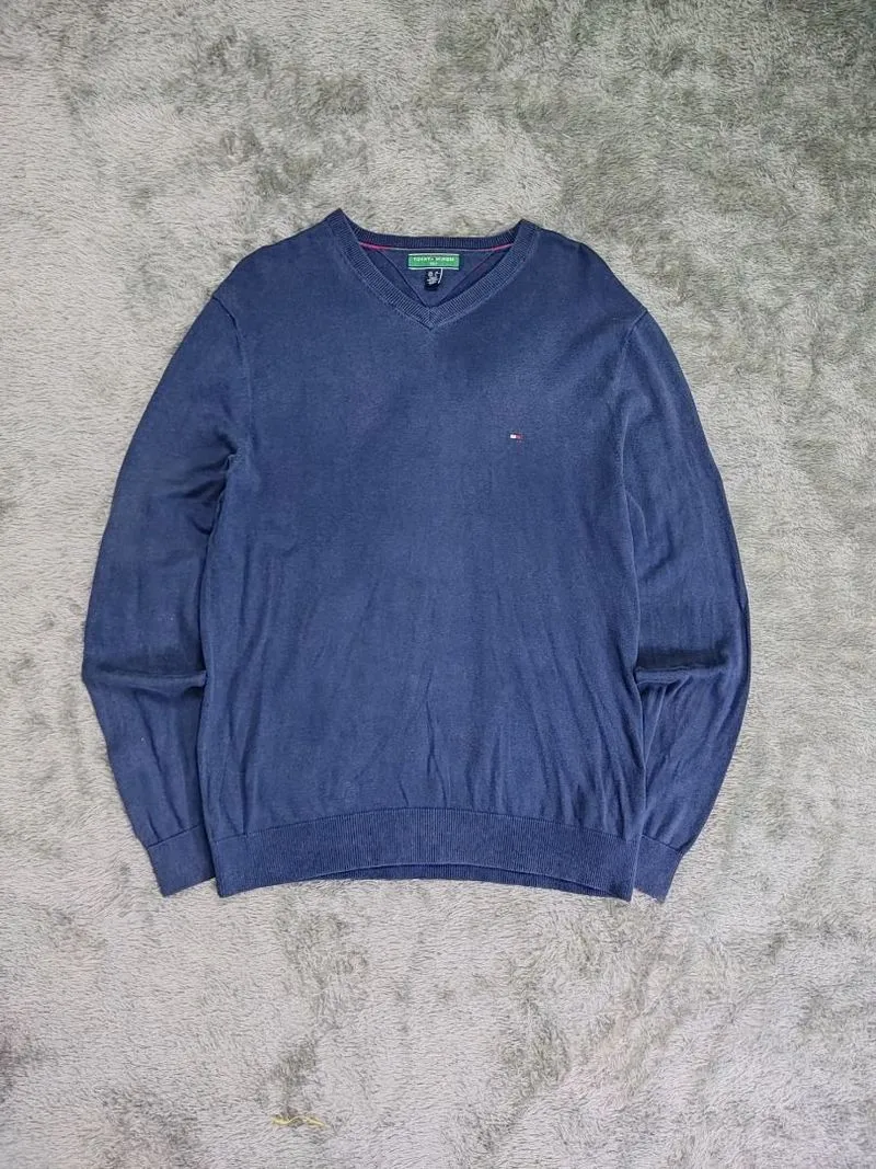 Tommy Hilfiger Sportswear Casual Sweater Pria blue photo 1