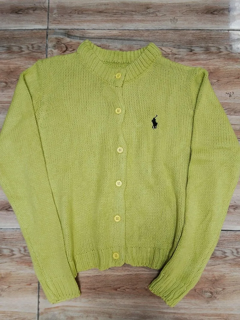 Cardigan Yellow Lime photo 1