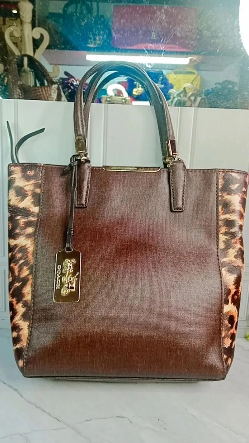 Coach bag leopard photo 1