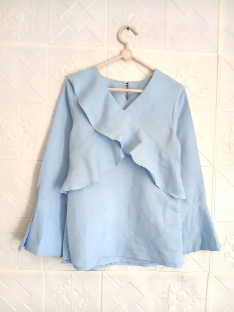 Blouse Skyblue Fairy Formal Casual  photo 1