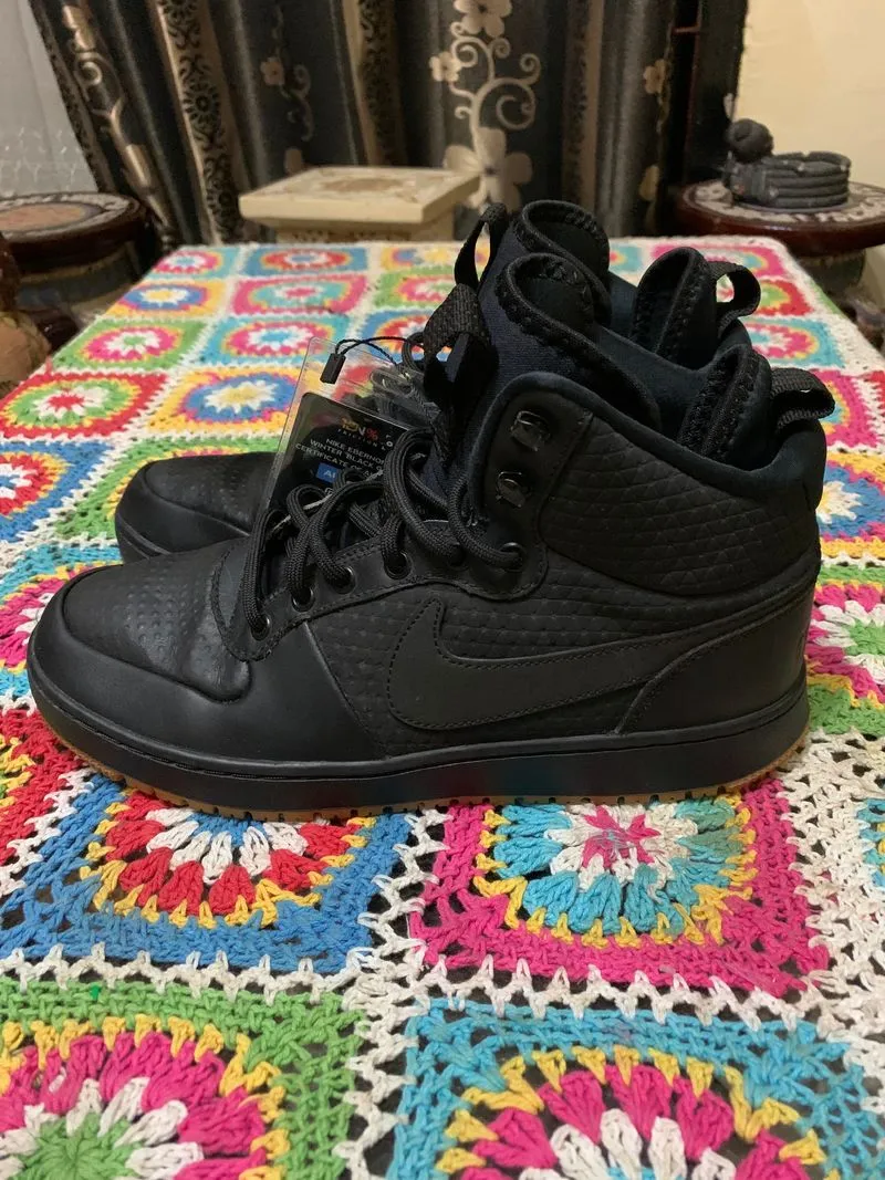 Nike Streetwear Sportswear Sneakers Pria black photo 1