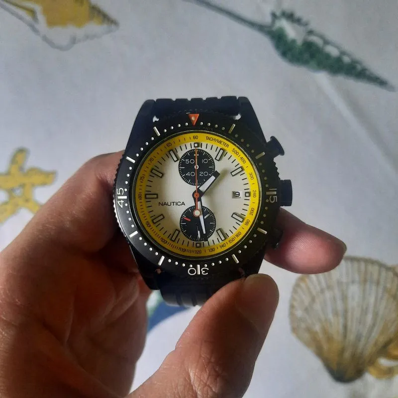 Jam Tangan Nautica Chronograph A15063 Original Full Set photo 1
