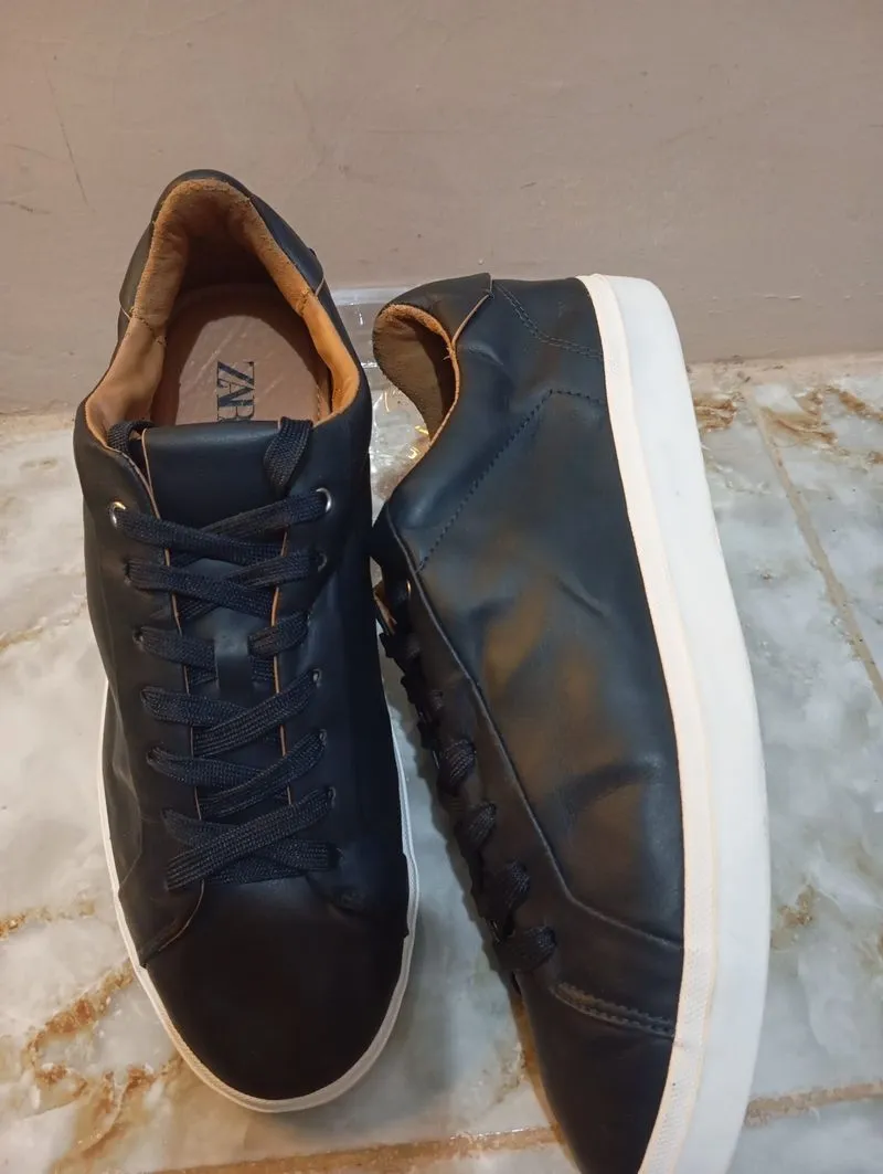 Sepatu zara berbahan kulit photo 1