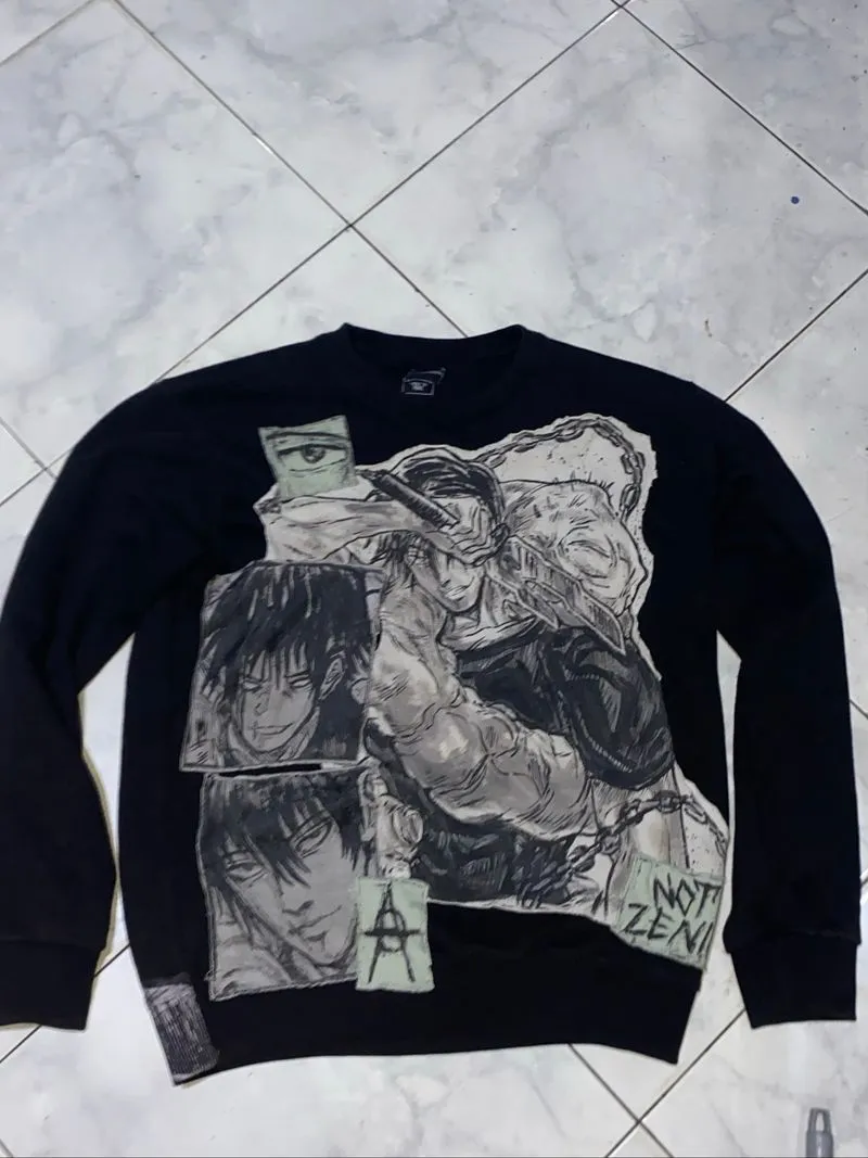 crewneck toji fushiguro rework photo 1