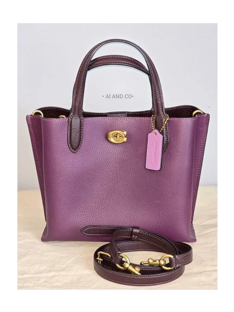 Coach Luxury Casual Tote bag Wanita purple photo 1