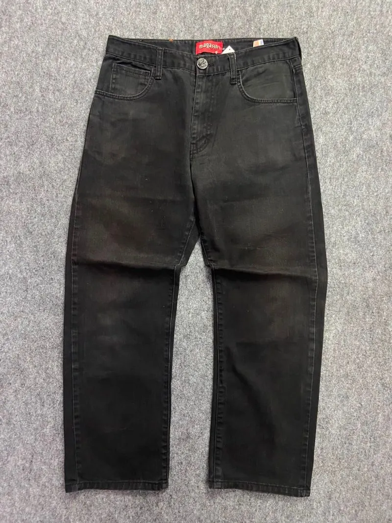 regular black/hitam jeans/denim photo 1