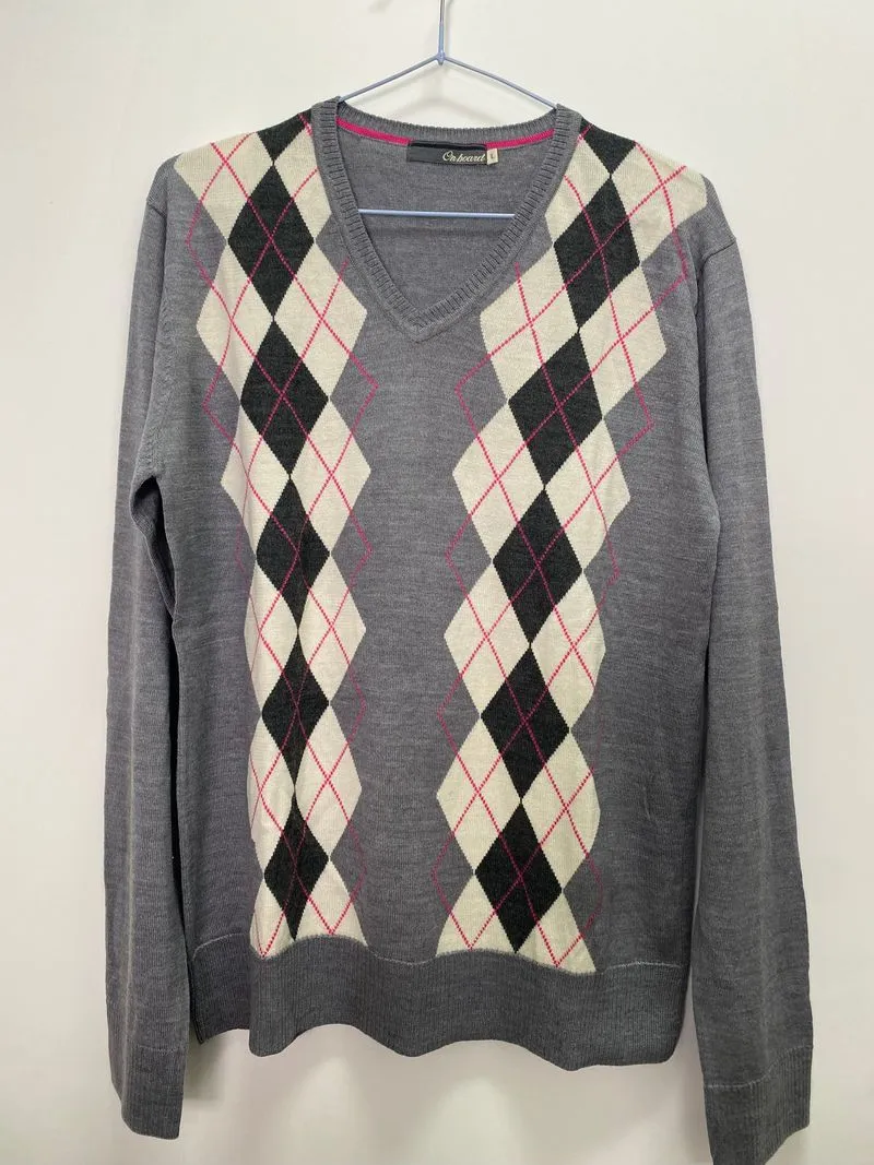 Casual Sweater Wanita gray photo 1