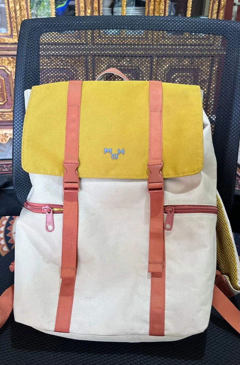 Ransel MAH Beige Second Original  photo 1
