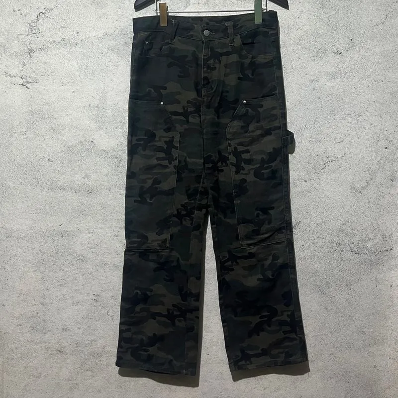 Double knee camo carpenter jeans photo 1