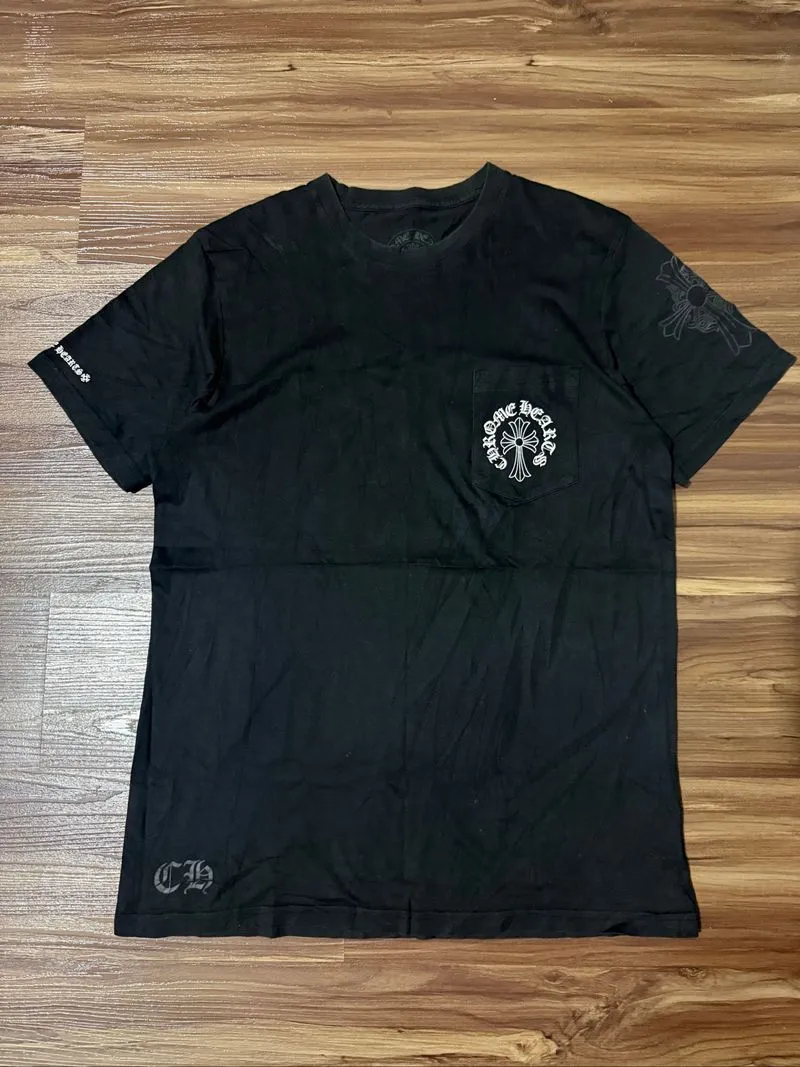 Chrome hearts cross pocket tee photo 1