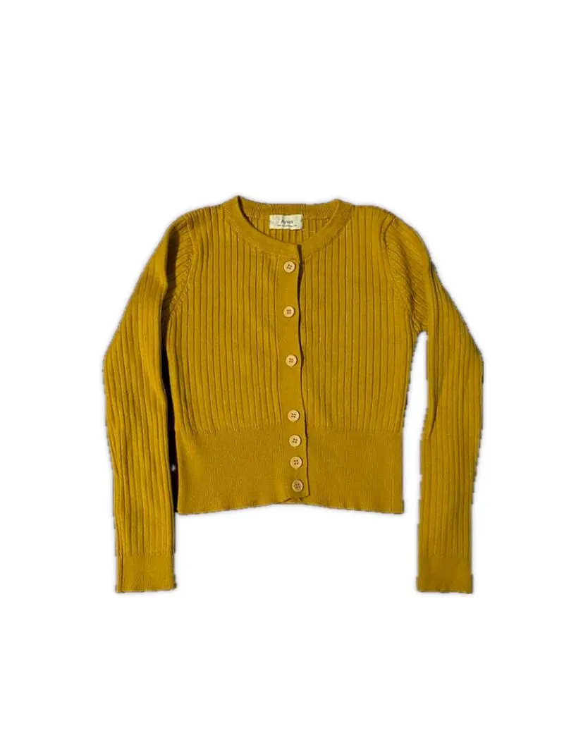 Yellow Fit Cardigan photo 1