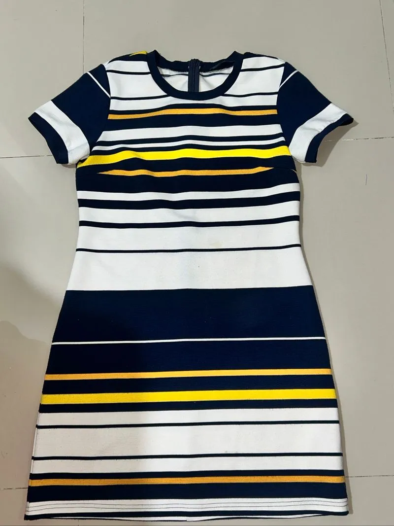 Stripped Dress photo 1