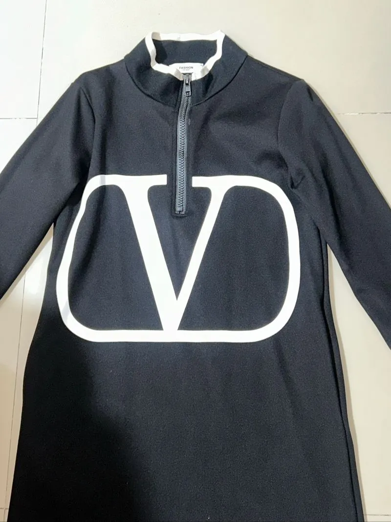 Black Valentino Zipped Dress photo 1