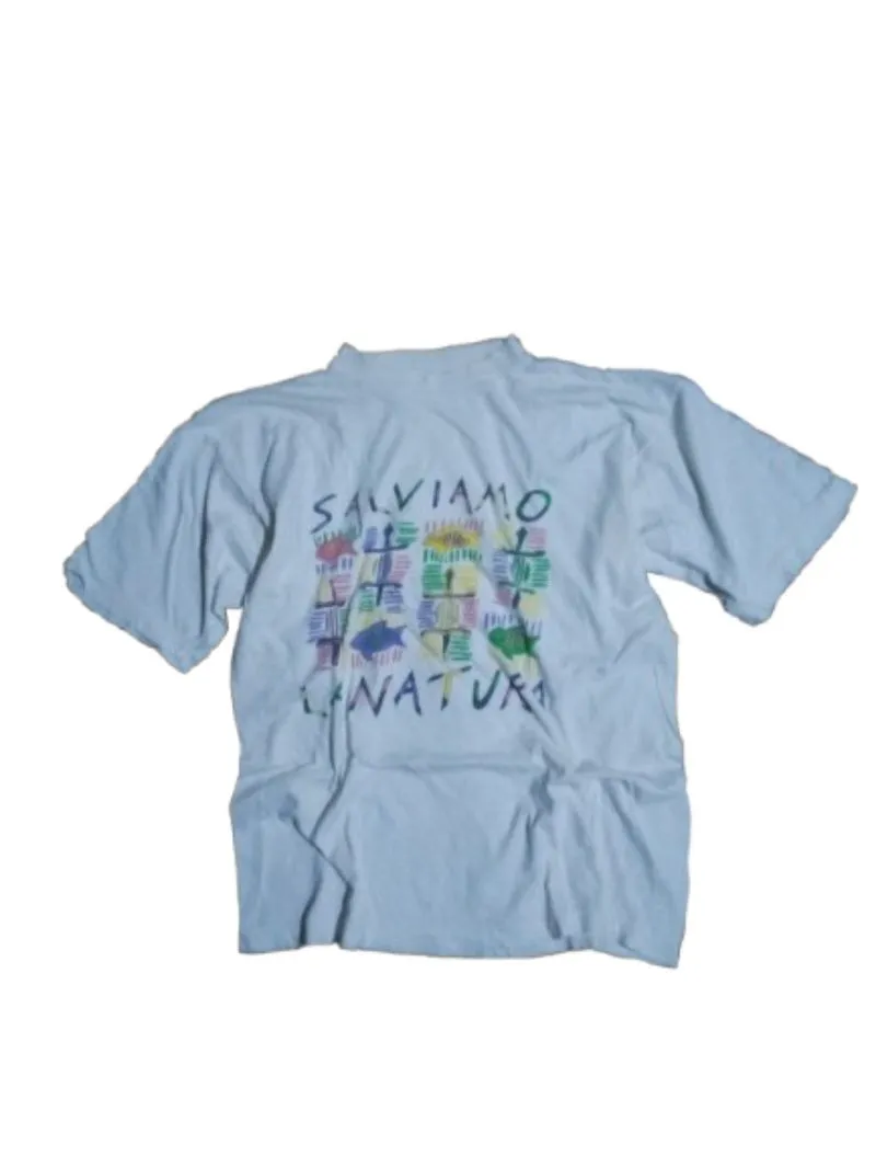 Vintage Y2K T-shirt Pria white photo 1