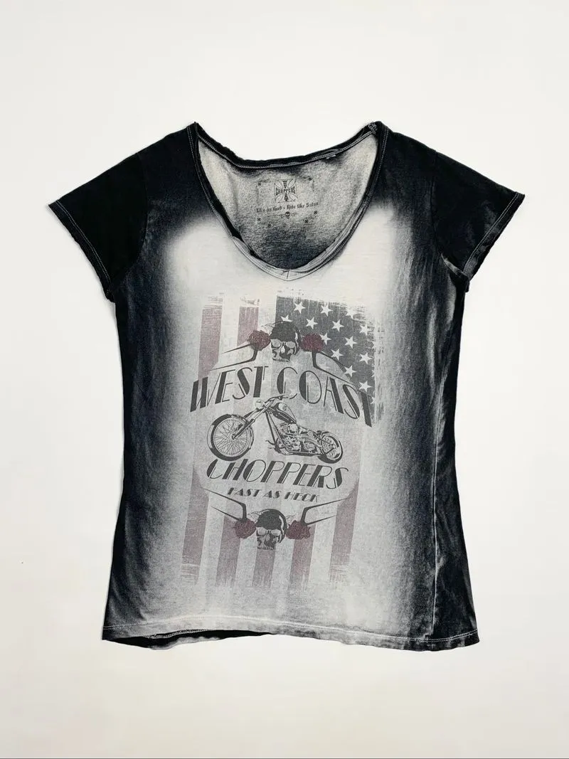 Y2k West Coast Choppers Vintage Graphic Tee photo 1