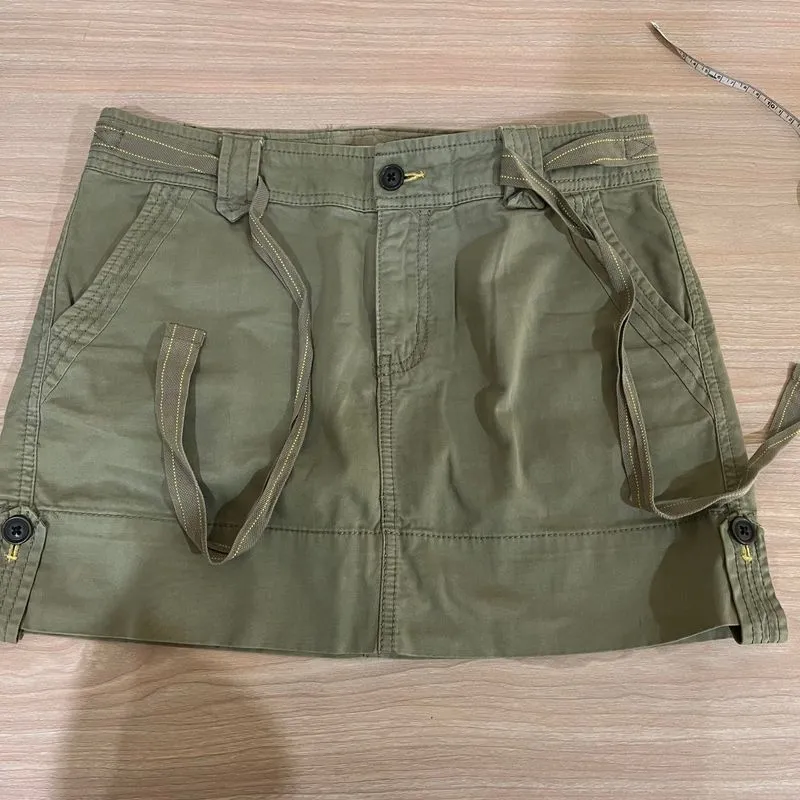 GAP cargo mini micro skirt with belt y2k photo 1