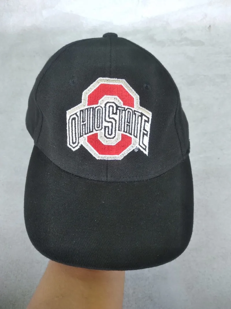 Vintage Lightwear Ohio State university osu Buckeyes hat cap photo 1