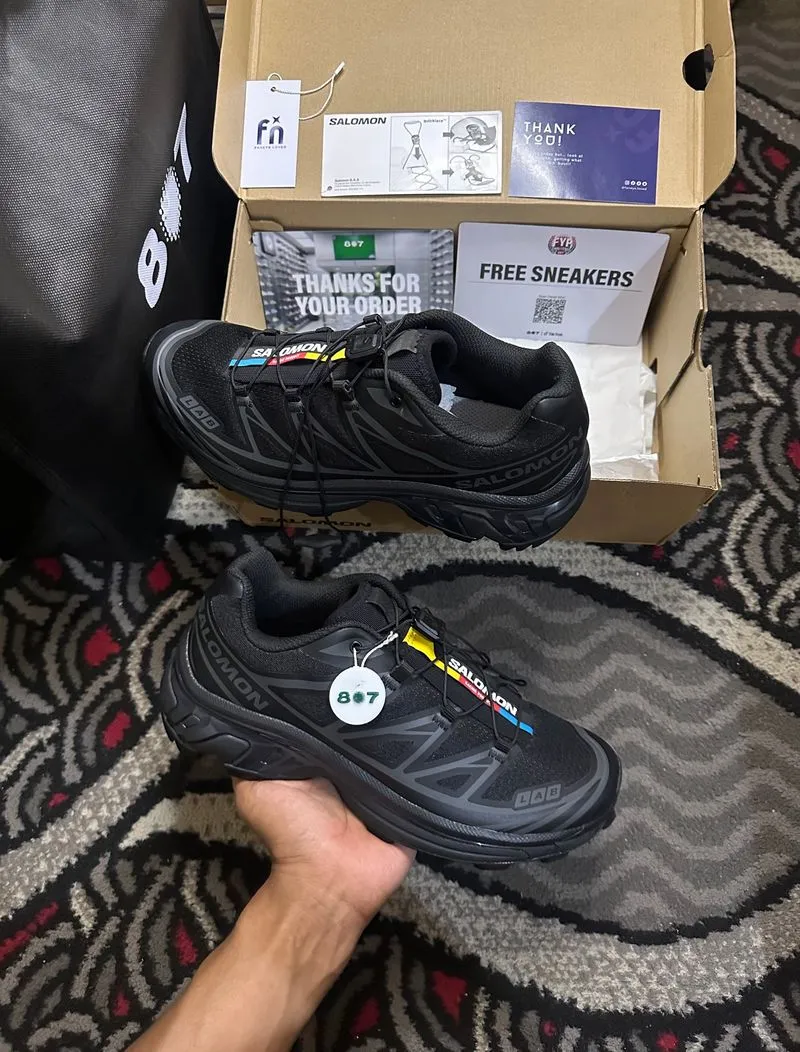 salomon XT-6 Black phantom ORIGINAL photo 1
