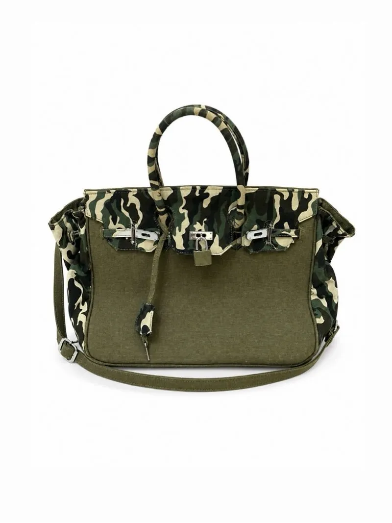 BIRKIN CAMO CANVAS 2WAY BAG photo 1