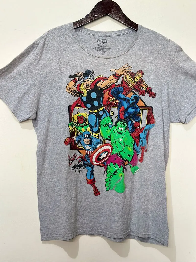 Marvel Official Avengers tee Genuine merch Grey photo 1