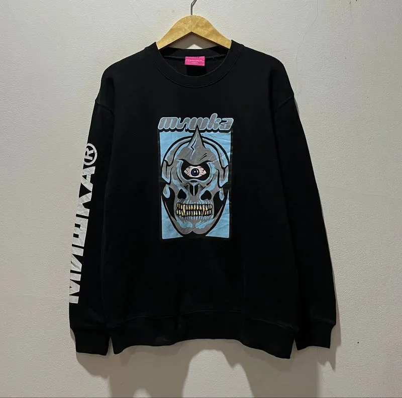 Crewneck MISHKA Big Logo Spellout Black / Sweatshirt Mishka  photo 1