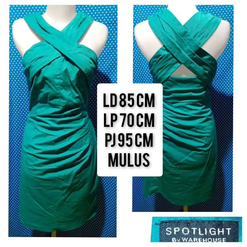 Casual Bodycon dress Wanita green photo 1