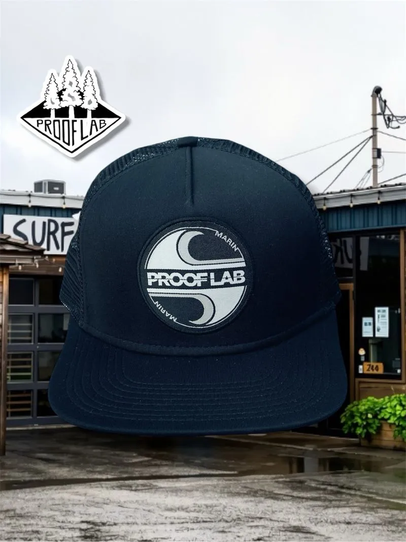 Topi trucker hitam Proof Lab Marin photo 1