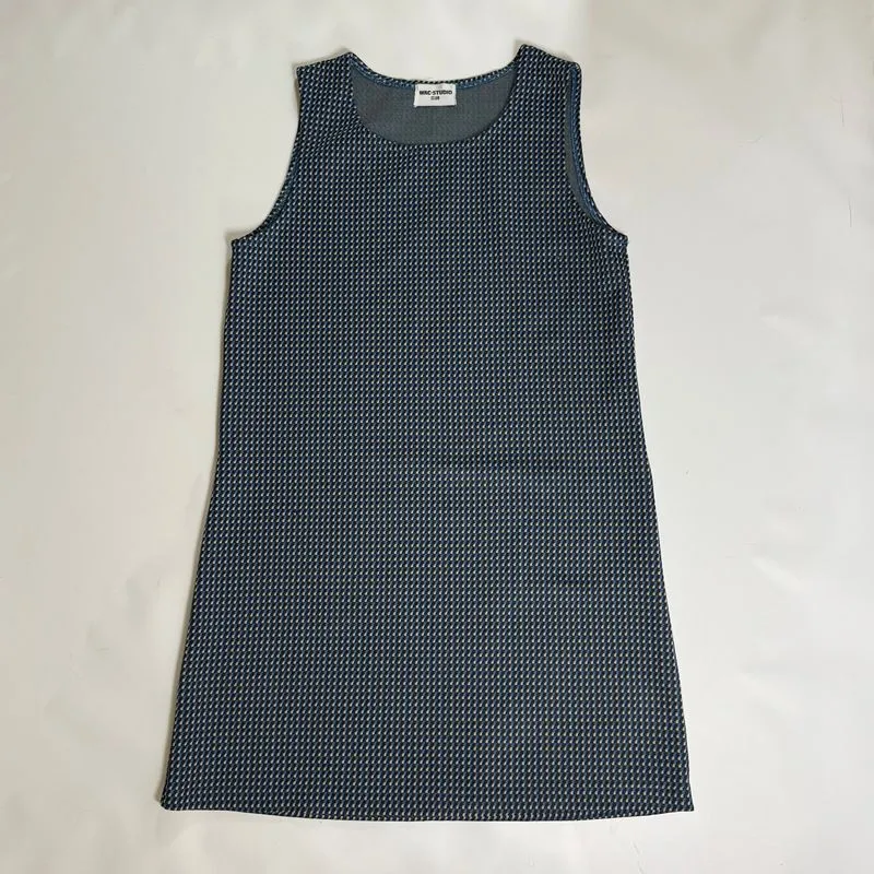Vintage 60s Style Sleeveless Patterned Mini Dress Wac Studio photo 1
