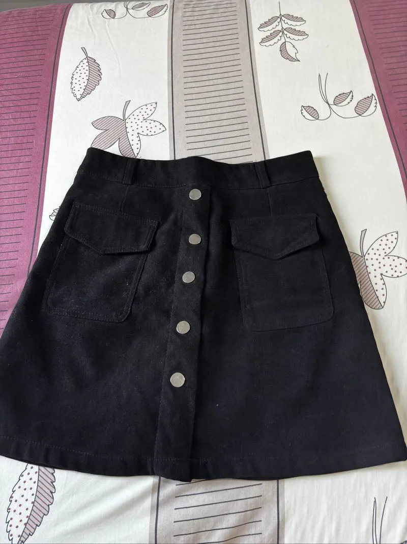 rok jeans hitam photo 1