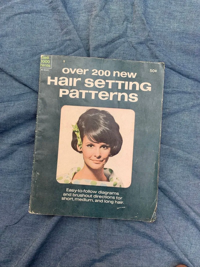 1970 over 200 new hair setting patterns magazine photo 1