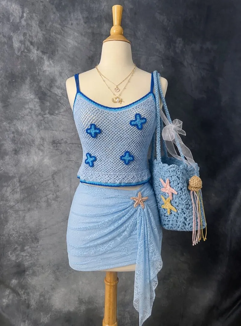 ☆⁠☆⁠Crochet Mesh Camisole Top☆⁠☆⁠ photo 1