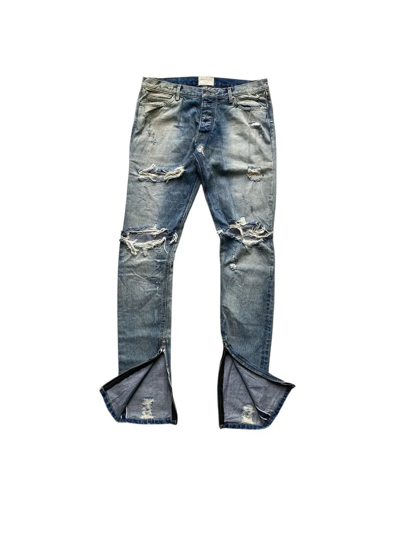 FOG Selvedge Destressed Skinny Fit Jeans Pants   photo 1