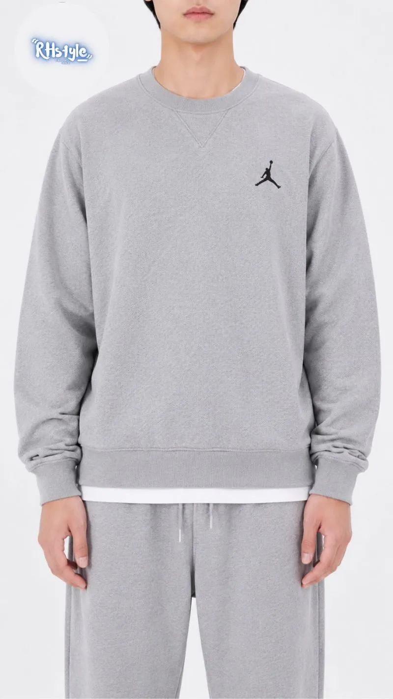 Nike Air Jordan Luxury Sweater Pria gray photo 1