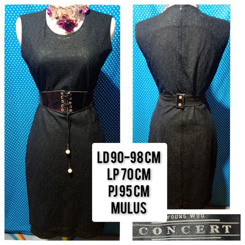 Casual Bodycon dress Wanita black photo 1