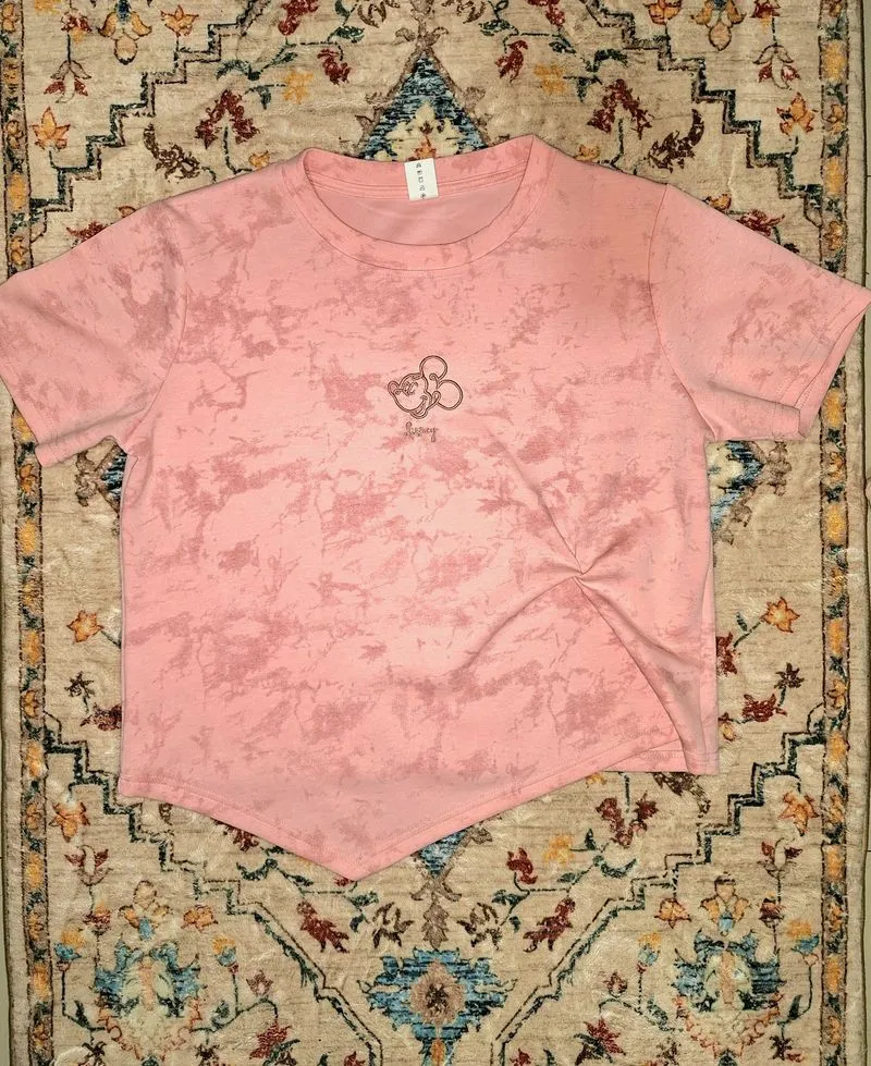 T-shirt mickey mouse pink photo 1