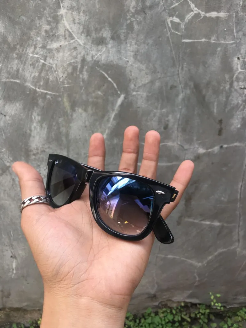 Ray Ban Biker Casual Sunglass Pria multicolor black photo 1