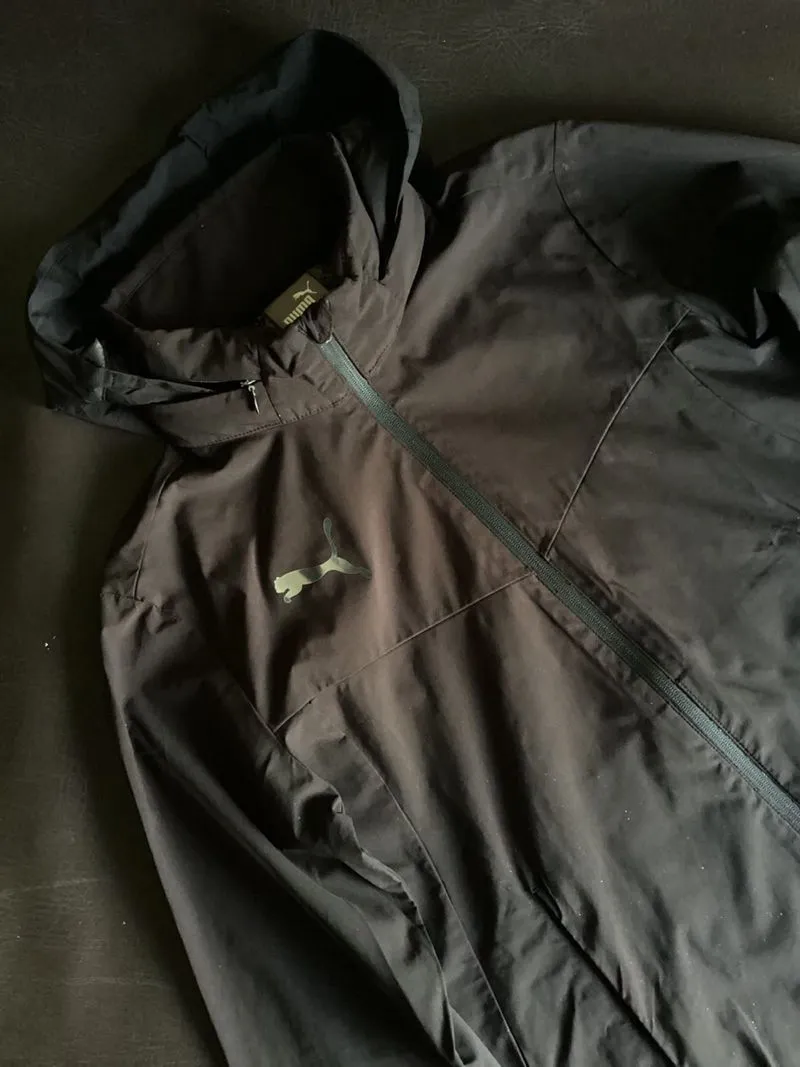 Pum4 hoodie running jacket outdoor black basic photo 1