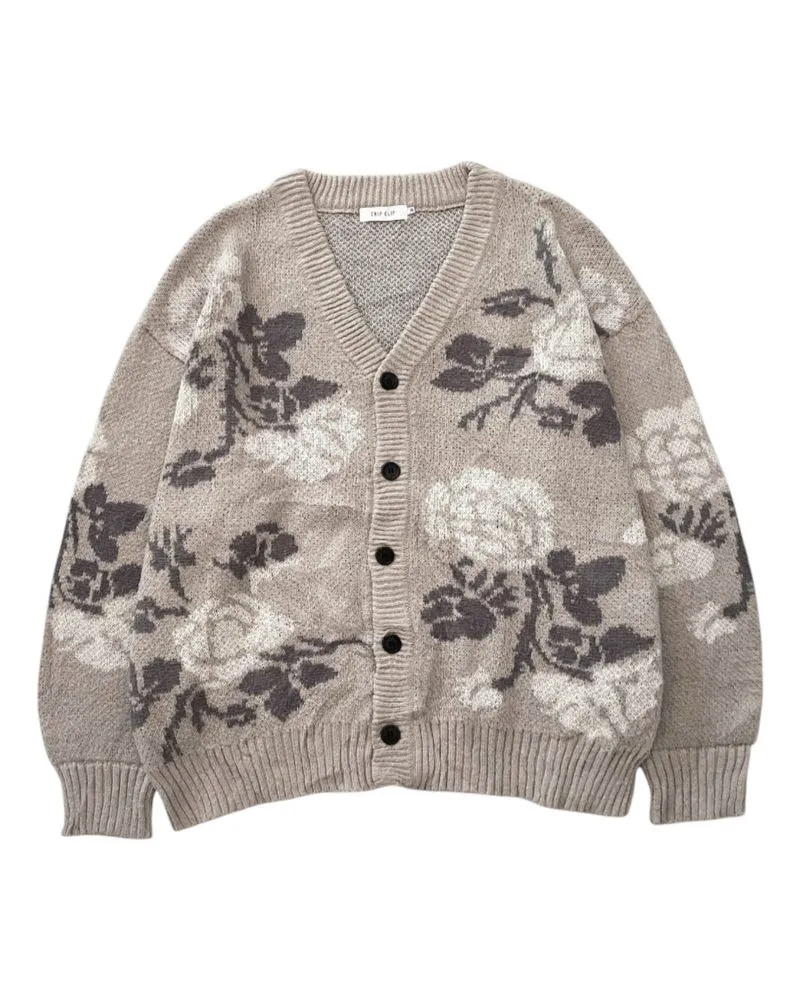 Cardigan motif , cardigan oversized  photo 1