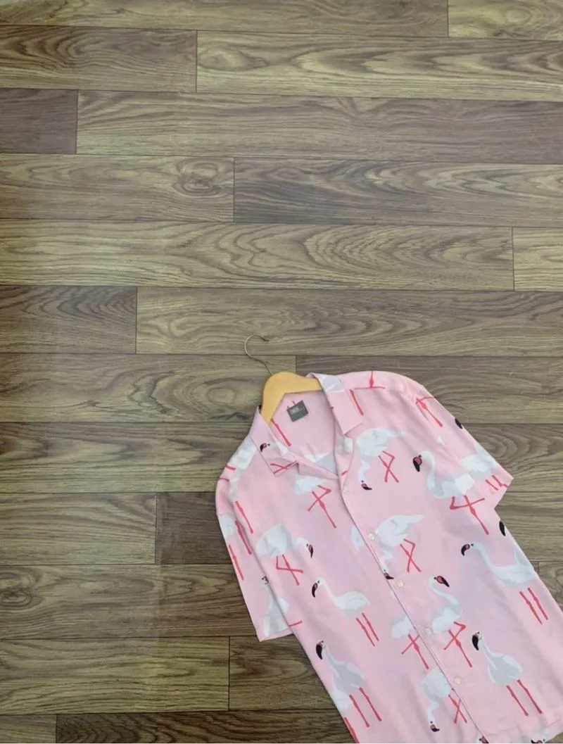Kemeja ASOS Branded Flamingo Short Sleeve photo 1