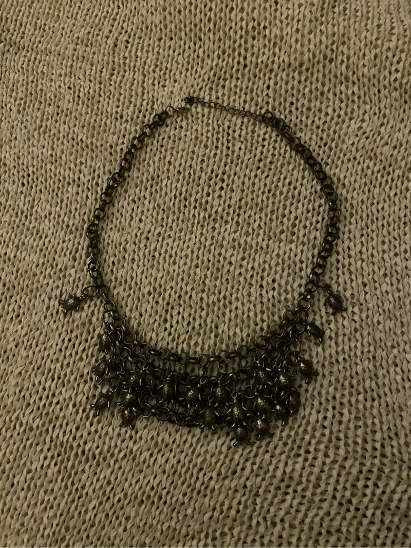 chrome Silver Necklace  photo 1