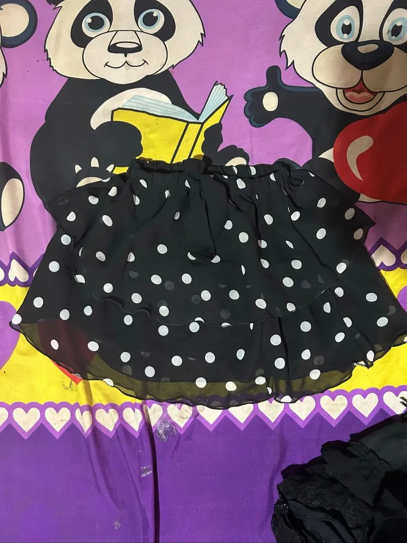 Polkadot skirt photo 1