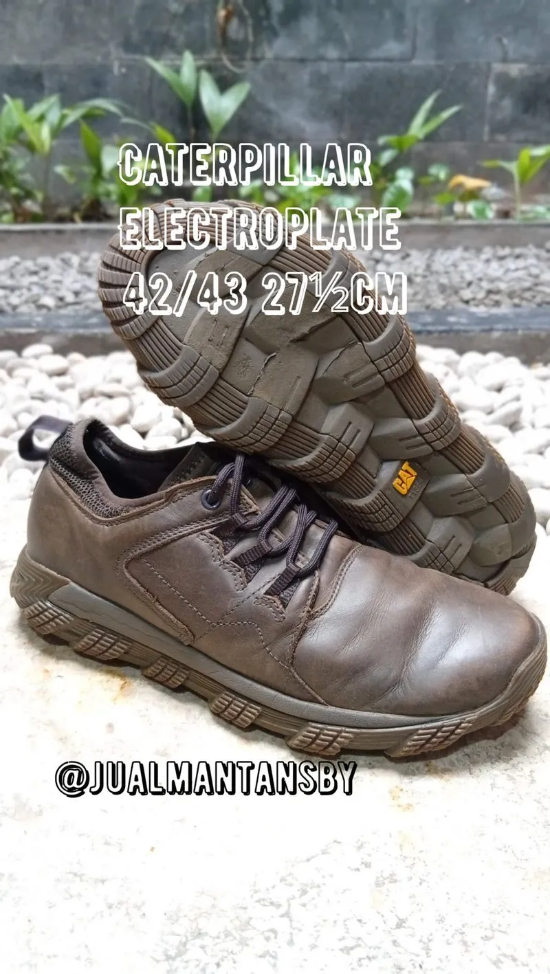 CATERPILLAR City Walks Electroplate Leather Casual Made in C photo 1