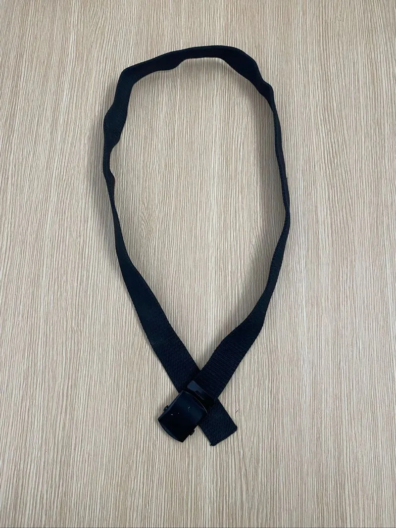 canvas belt black  photo 1