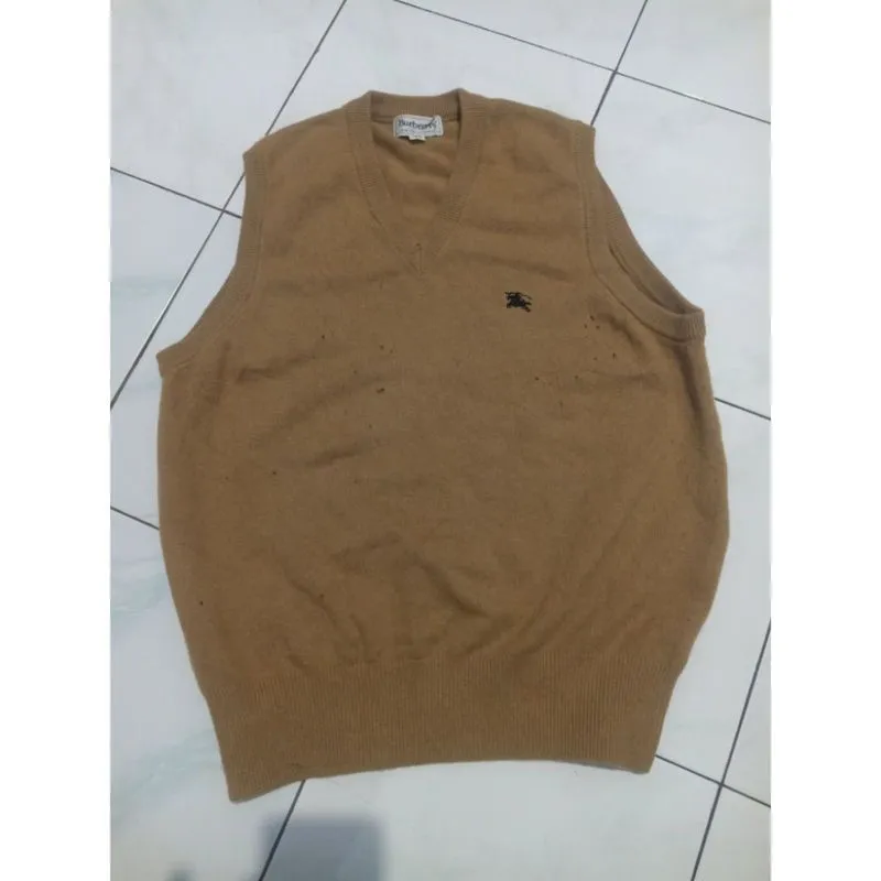 Burberry Knit Vest SZ M  photo 1